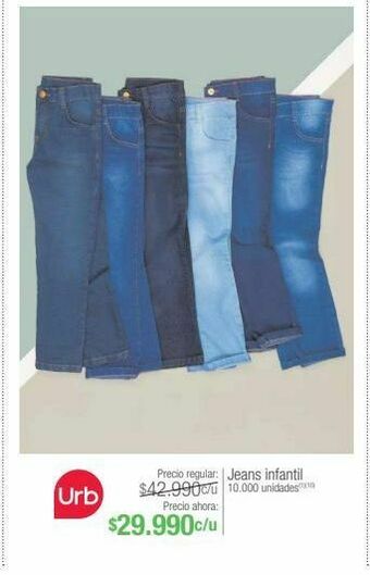 Jumbo Jeans infantil oferta