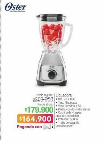Jumbo Licuadora oster oferta