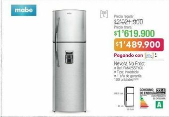 Jumbo Nevera no frost mabe oferta