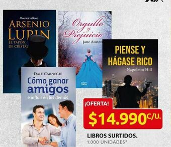 Ara Libros surtidos oferta