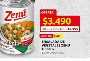 Ara Conservas vegetales zenú oferta