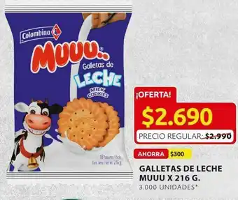 Ara Galletas de leche muuu oferta