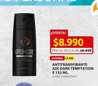 Desodorante spray axe