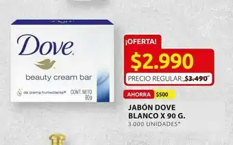 Jabón de tocador dove