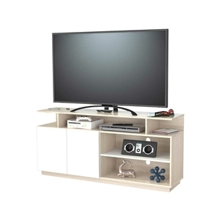 Alkomprar Mesa TV 65" INVAL Marsella Arena/Blanco oferta