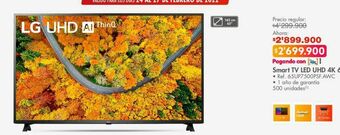 Metro Smart tv led uhd 4k 65'' oferta