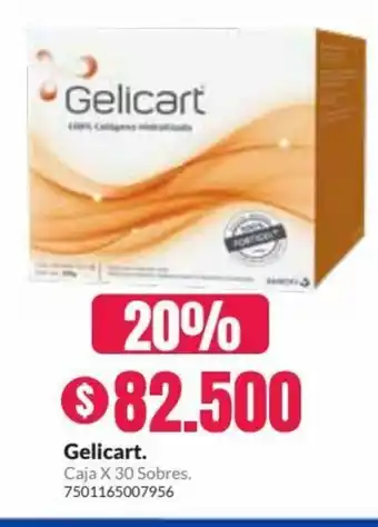 Gelicart caja x 30 sobres
