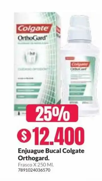 Droguería Alemana Enjuague Bucal Colgate Orthogard frasco x 250 ml oferta