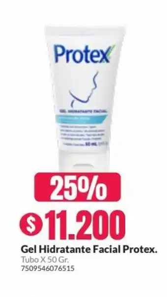 Droguería Alemana Gel Hidratante Facial Protex Tubo x 50 gr oferta
