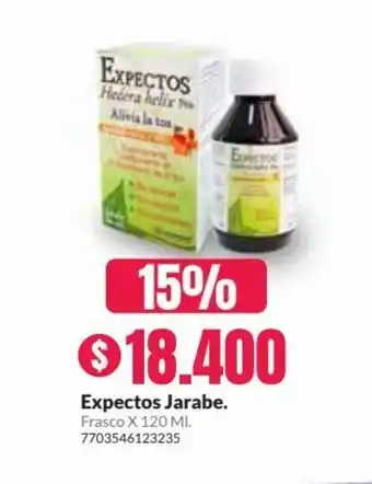 Droguería Alemana Expectos Jarabe 120 ml oferta