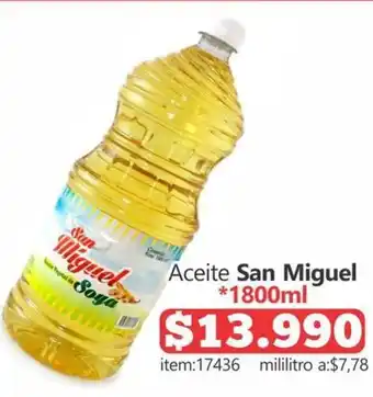Aceite San Miguel 1800ml
