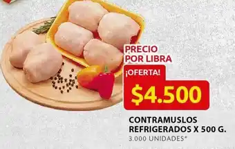 Ara Contramuslos de pollo refrigerados x 500 g oferta
