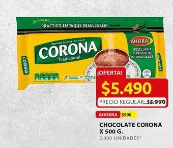 Ara Chocolate corona x 500 gr oferta