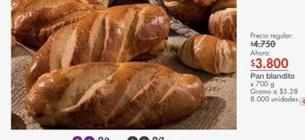 Metro Pan blandito x 700 g oferta