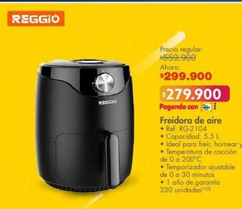 Metro Freidora de aire oferta