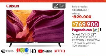 Metro Smart tv hd 32'' oferta