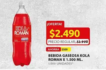 Ara Gaseosa kola roman x 1000 ml oferta
