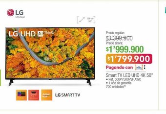Jumbo Smart tv lg oferta