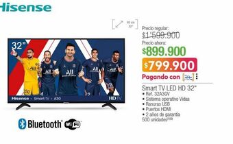 Jumbo Smart tv hisense oferta
