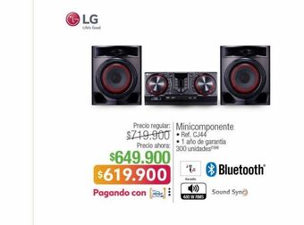 Jumbo Minicomponente lg oferta