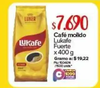Cafe Molido Lukafe Fuerte x 400g