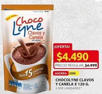 Ara Chocolyne clavos y canela 120g oferta