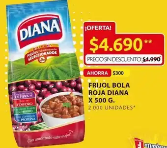 Ara Frijol bola roja diana 500g oferta