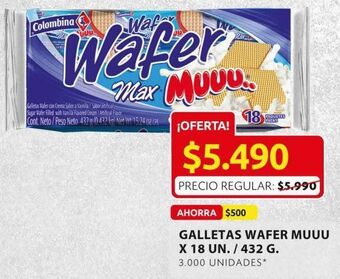 Ara Galletas wafer muuu 18u oferta