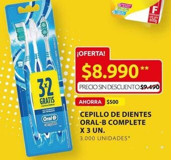 Ara Cepillo de dientes oral b complete 3un oferta