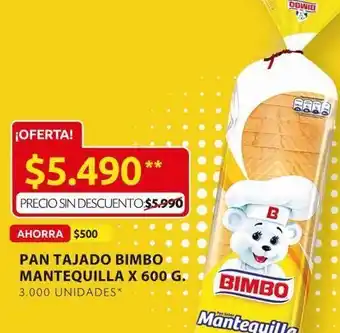 Ara Pan tajado bimbo 600g oferta