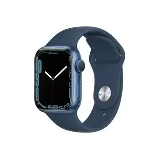 Alkomprar Apple Watch Series 7 de 45 mm Caja de Aluminio en Azul, Correa Deportiva Azul oferta