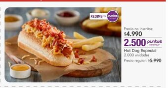 Metro Hot dog especial oferta