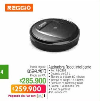 Jumbo Aspiradora robot inteligente reggio oferta