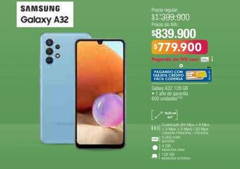 Jumbo Galaxy a32 128 gb oferta