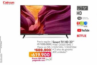 Metro Smart tv hd 32'' oferta