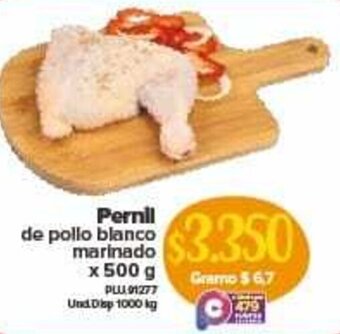 Super Inter Pernil de Pollo Blanco Marinado 500g oferta