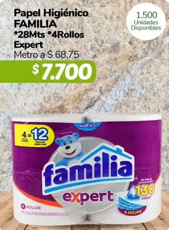 Papel Higiénico Familia 28Mts