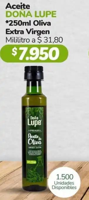 Aceite Doña Lupe 250ml Oliva Extra Virgen