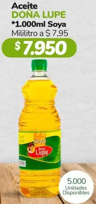Aceite Doña Lupe 1000ml Soya