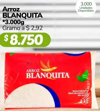 Arroz Blanquita 3000g