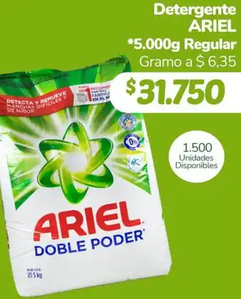 Supertiendas Cañaveral Detergente Ariel 5000g Regular oferta