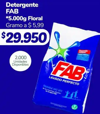 Detergente FAB 5000g Floral