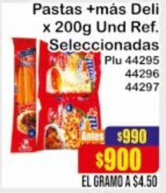 La Gran Colombia Pastas +más Deli 200g oferta