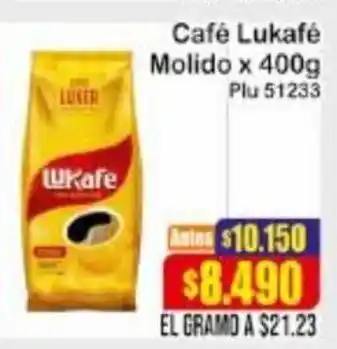 La Gran Colombia Café Lukafé Molido 400g oferta