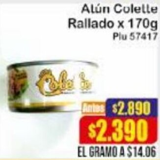 La Gran Colombia Atún Colette Rallado 170g oferta