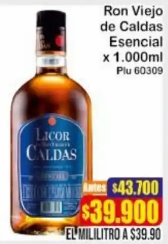 Ron Viejo de Caldas Esencial 1.000ml