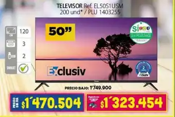 Exclusiv - Televisor Ref. EL50S1USM