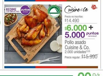 Jumbo Pollo asado cuisine & co. oferta