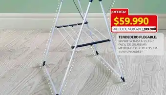 Tendedero plegable