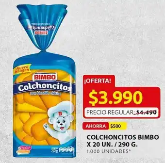 Ara Colchoncitos bimbo 20un 290g oferta